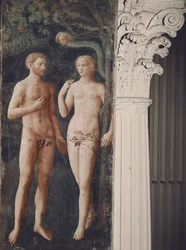 De verzoeking van Adam en Eva, ca. 1423-25